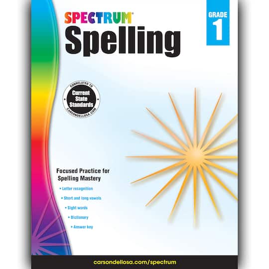 Spectrum&#xAE; Spelling Workbook, Grade 1